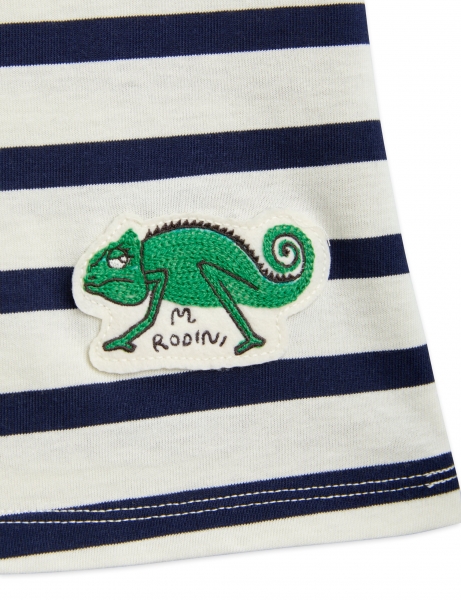 MINI RODINI Kleid Chamäleon - gestreift